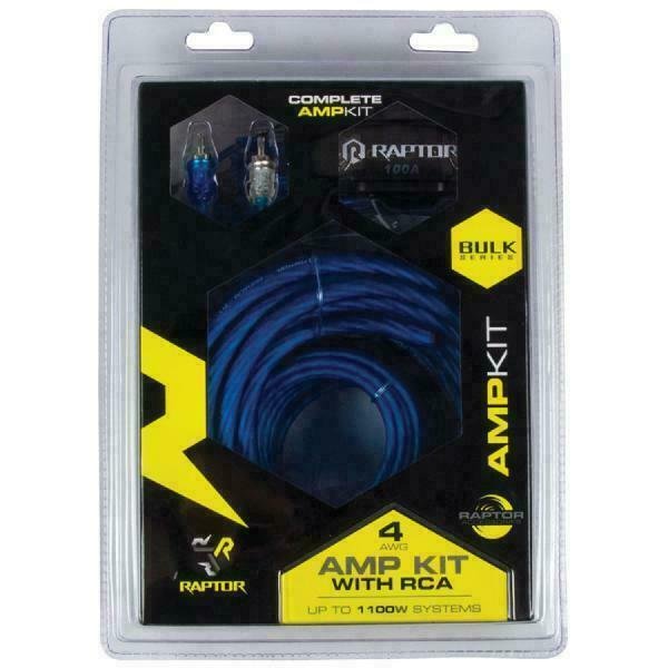 R2AK4 AMP WIRING KIT 4 GAUGE 1100 WATTS