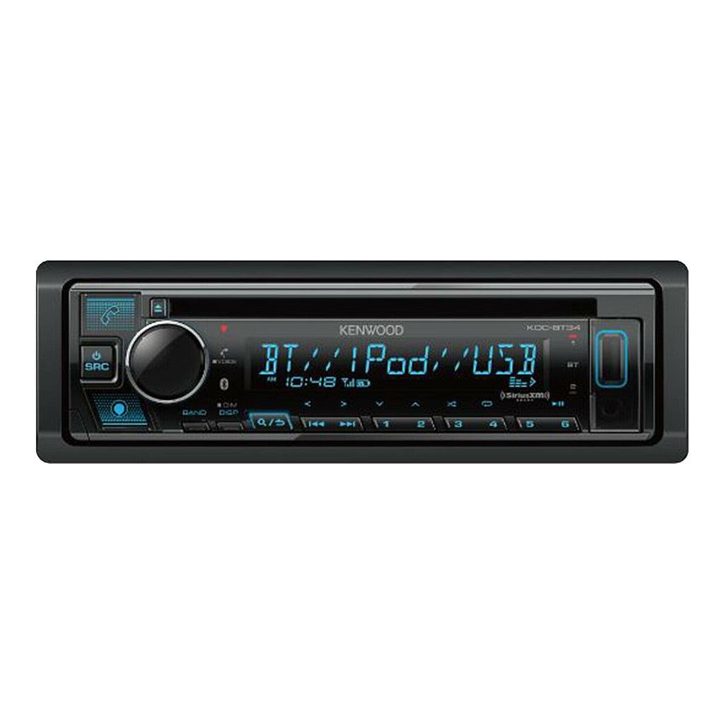 Kenwood KDCBT34 CD Player USB AUX SiriusXM Ready Bluetooth Receiver