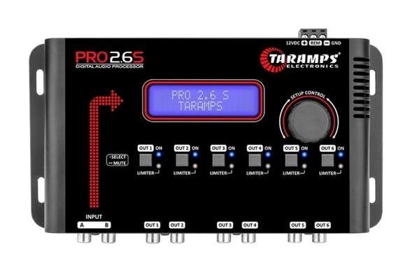 PRO2.6S Digital 2 Channel 6V 3 Band Car Audio Equalizer